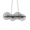^PENDANT LIGHTING 4ΧΕ27 BLACK METAL 71Χ35ΧΗ119CM KOBE HL45844P71B