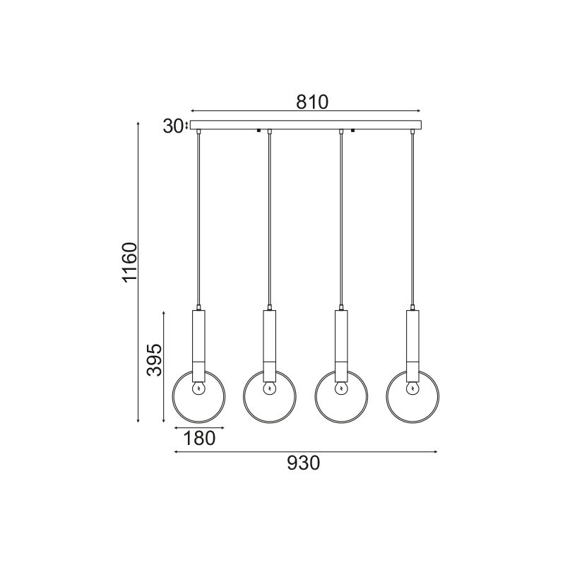 ^PENDANT LIGHTING 4ΧΕ27 BRASS/BLACK METAL 93X18ΧΗ116CM MIRACOLO HL39974P94BB ^PENDANT LIGHTING 4ΧΕ27 BRASS/BLACK METAL 93X18ΧΗ116CM MIRACOLO HL39974P94BB