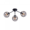 CEILING 3XE14 METAL BLACK+ TINTED GLASS BOMBAY OD807003C
