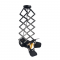 CEILING L/F 1ΧΕ27 METAL BLACK 20Χ34Χ90CM ALMODOVAR OD91131CB