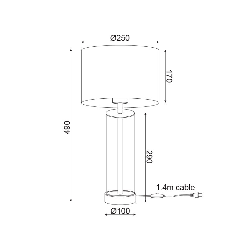 ^TABLE L/F 1ΧΕ27 GLASS+HAT+SILVER METAL Φ25ΧΗ48CM ANTELINO OD90801TWS