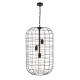 ^ PHASING OUT PENDANT L/F 3ΧΕ27 METAL BLACK Φ43ΧΗ120CM PROMETHEUS OD90983P