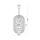 ^ PHASING OUT PENDANT L/F 3ΧΕ27 METAL BLACK Φ43ΧΗ120CM PROMETHEUS OD90983P