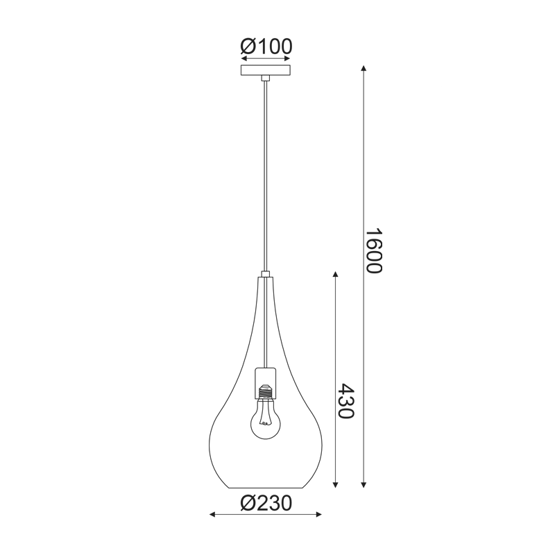 ^ PHASING OUT PENDANT L/F 1ΧΕ27 METAL POLISH BRASS Φ20ΧΗ41Χ160CM PLEIADES OD90901PB
