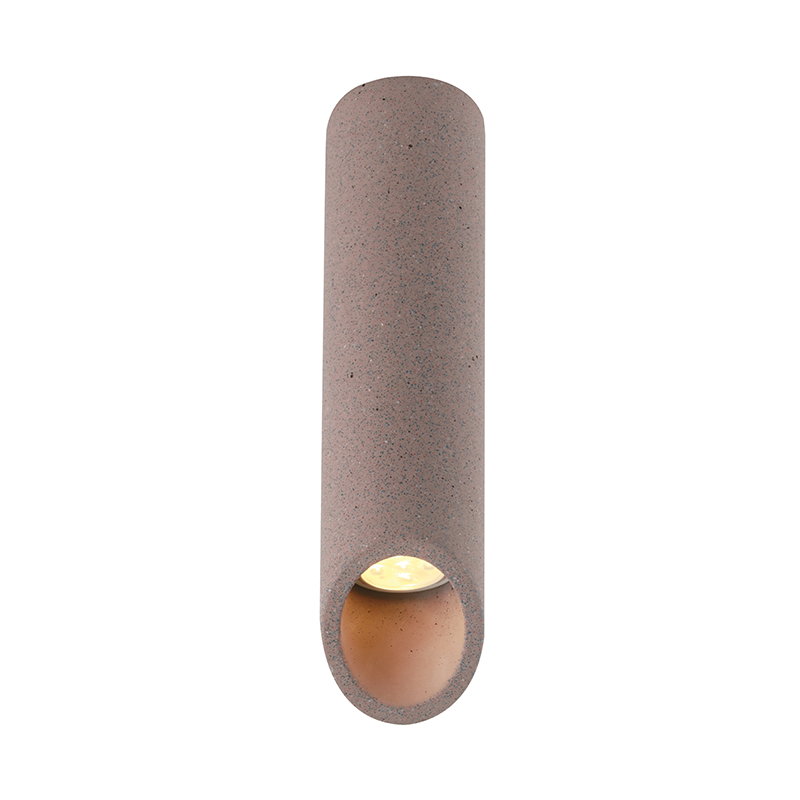 ^WALL LIGHTING 1XGU10 RED CEMENT D7XH32CM FALTSO MK151S32R