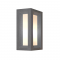 ^WALL LUMINAIRE IP65 E27 Max.7W BLACK CEMENT & PC DIFFUSER MK062B