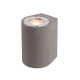 ^WALL ROUND SPOT LUMINAIRE IP65 GU10 BLACK CEMENT MK0521RB