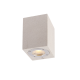 ^WALL SQUARE SPOT LUMINAIRE IP65 GU10 WHITE CEMENT MK0531SW