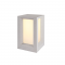 ^POST LUMINAIRE 330MM IP65 2xE27 Max.7W WHITE CEMENT & PC DIFFUSER MK039W-330
