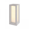 ^POST LUMINAIRE 560MM IP65 3xE27 Max.7W WHITE CEMENT & PC DIFFUSER MK039W-560
