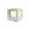^POST LUMINAIRE 200MM IP65 E27 Max.7W WHITE CEMENT & PC DIFFUSER MK041W-200
