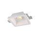 ^SQUARE MOVABLE GYPSUM TRIMLESS SPOT LUMINAIRE AARI GU10 G16760C