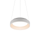 ^PENDANT LIGHTING LED 34W 3000K 1700LM WHITE METALLIC D45XH120CM APOLLO BR81LEDP45WH