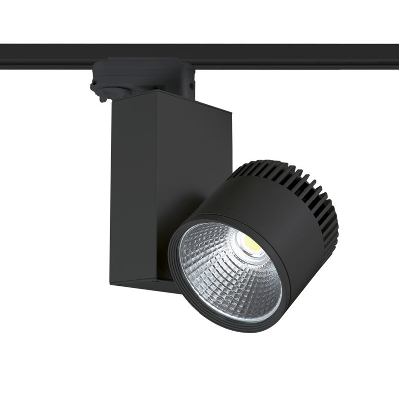 BLACK LED TRACK LIGHT 45W 3000K 4WIRES 36° 3200LM 230V Ra80 BIENAL4530B4 BLACK LED TRACK LIGHT 45W 3000K 4WIRES 36° 3200LM 230V Ra80 BIENAL4530B4