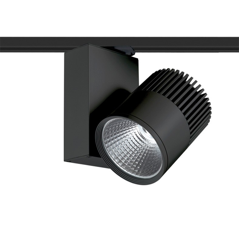 BLACK LED TRACK LIGHT 30W 3000K 2WIRES 36° 2200LM 230V Ra80 BIENAL3030B2 BLACK LED TRACK LIGHT 30W 3000K 2WIRES 36° 2200LM 230V Ra80 BIENAL3030B2