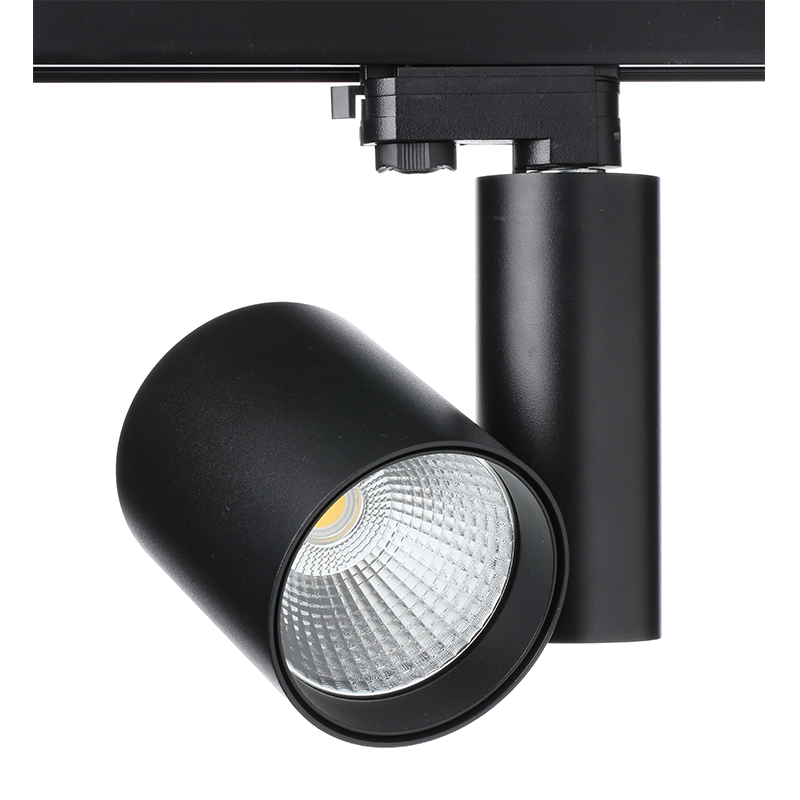 BLACK LED TRACK LIGHT 30W 4000K 4WIRES 38° 2800LM 230V Ra80 RONDE3040B4 BLACK LED TRACK LIGHT 30W 4000K 4WIRES 38° 2800LM 230V Ra80 RONDE3040B4