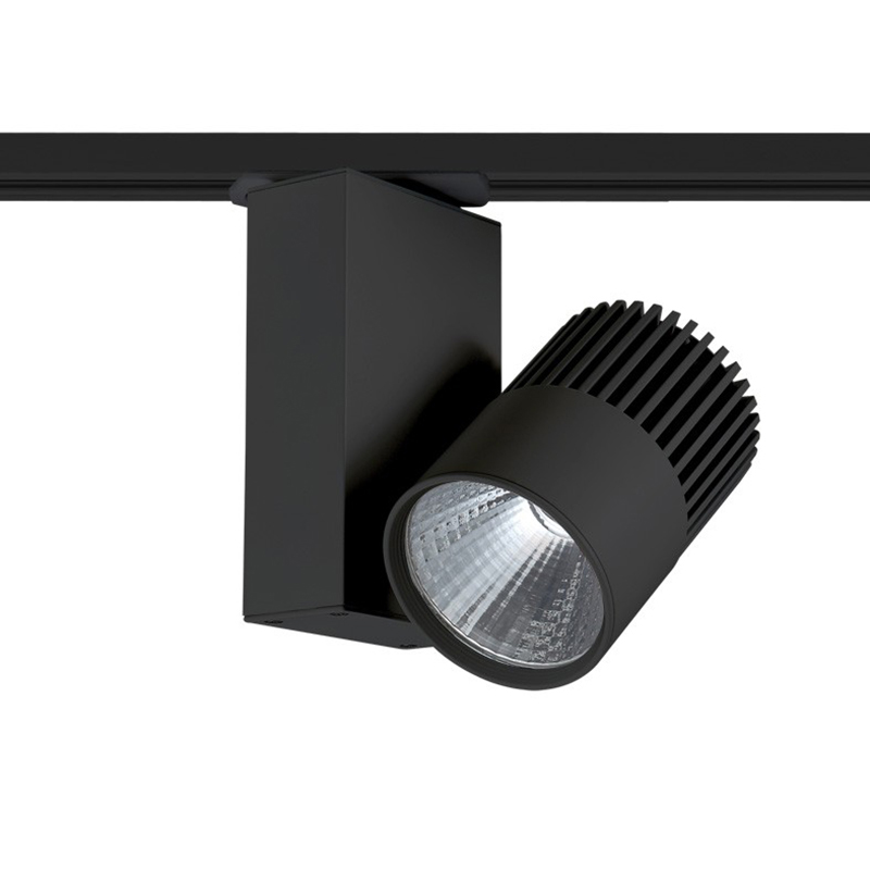 BLACK LED TRACK LIGHT 15W 4000K 2WIRES 36° 1150LM 230V Ra80 BIENAL1540B2 BLACK LED TRACK LIGHT 15W 4000K 2WIRES 36° 1150LM 230V Ra80 BIENAL1540B2