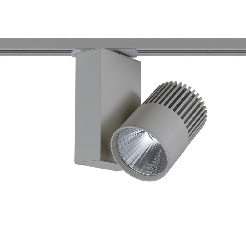 GREY LED TRACK LIGHT 15W 4000K 2WIRES 36° 1150LM 230V Ra80 BIENAL1540G2 GREY LED TRACK LIGHT 15W 4000K 2WIRES 36° 1150LM 230V Ra80 BIENAL1540G2
