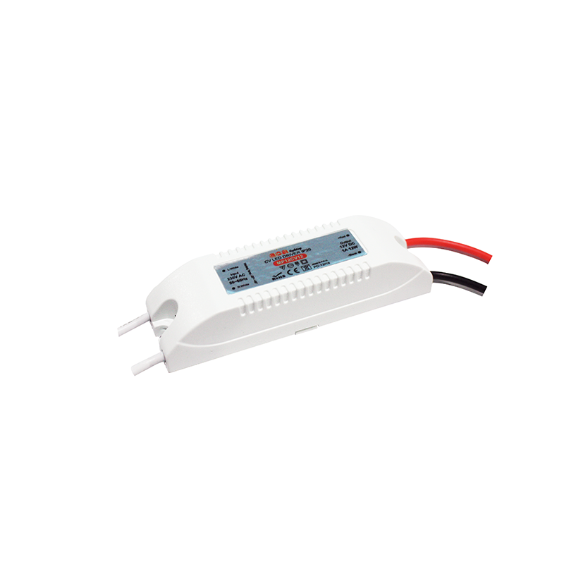 ^MINI PLASTIC CV LED DRIVER 12W 230V AC-12V DC 1A IP20 WITH CABLES MP12CV12
