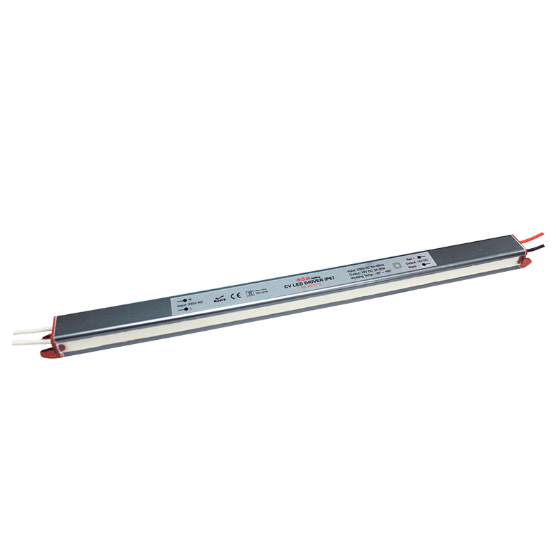 ^LINEAR METAL CV LED DRIVER 36W 230V AC-12V DC 3A IP67 WITH CABLES WL36CV12