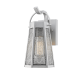 ^PAINTED SILVER WALL(PENDANT) LUMINAIRE NYX 1XE27 IP44 WITH GRID & CLEAR GLASS NYX1WPPS