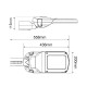 LED STREET LIGHT 60W, 9600lm, 4000K, CE (CLASS II), ENEC (CLASS II), RoHS, SPD +10KV, 5yrs Guarantee NEXUS604050II