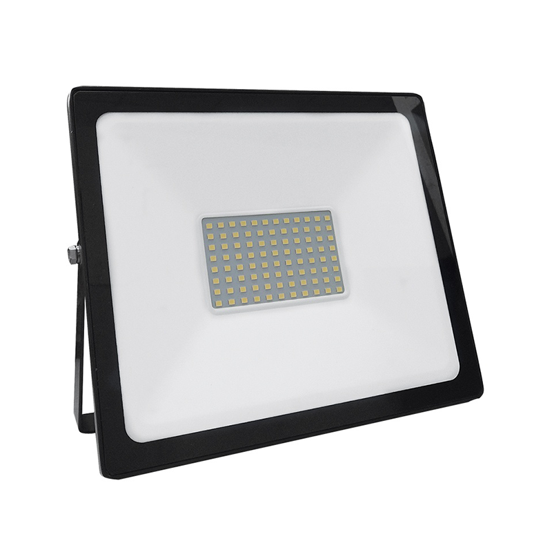 BLACK LED SMD FLOOD LUMINAIRE IP66 80W 3000K 6400Lm 230V RA80 Q8030