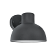 ^SAND BLACK WALL LUMINAIRE BERO 1XE27 MAX.10W LED IP44 WITH OPAL PC DIFFUSER BERO1WBK