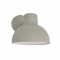 ^SAND GREY WALL LUMINAIRE BERO 1XE27 MAX.10W LED IP44 WITH OPAL PC DIFFUSER BERO1WG