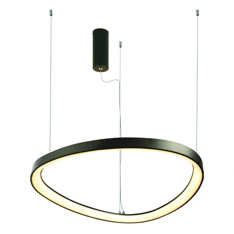 ^PENDANT LIGHTING LED 54W 3000K 4000LM HARMONY BLACK ALUMINUM IP20 D60XH120CM BR97LEDP60BK