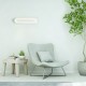 ^CEILING LIGHTING LED 36W DIM 3000K 2700LM SOLO METAL WHITE IP20 57X14X6CM BR20LEDC57WHD