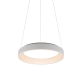 ^PENDANT LIGHTING LED 80W 3000K 4100LM WHITE METALLIC D78XH120CM APOLLO BR81LEDP78WH