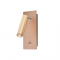 LED WALL LAMP COB 3W 4000K RECESSED METAL GOLD INYOKA 151BMG