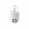 LED ΜΙΝΙ DISCO BALL SOCKET 3W RGB WHITE PLASTIC 230V IP20 SF79LED
