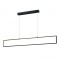 ^PENDANT LUMINAIRE LED 32W 3000K 2600LM AELIA BLACK METAL IP20 120X6XH150CM PN30LEDPBK