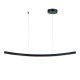 ^PENDANT LUMINAIRE LED 20W 3000K 1400LM NAAVA BLACK ALUMINUM IP20 102X15X110CM YL1721LEDPBK
