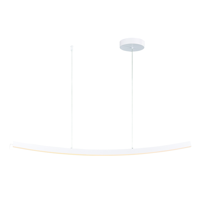 ^PENDANT LUMINAIRE LED 20W 3000K 1400LM NAAVA WHITE ALUMINUM IP20 102X15X110CM YL1721LEDPWH