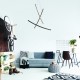 ^PENDANT LUMINAIRE LED 60W 3000K 4200LM NAAVA BLACK ALUMINUM IP20 102X15X110CM YL1723LEDPBK