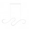 ^PENDANT LUMINAIRE LED 27W 3000K 1890LM CALISTA WHITE ALUMINUM IP20 110X6XH175CM YL1809LEDPWH