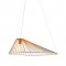 ^PENDANT L/F  1xE27  CAPPELLO GOLD BLACK 60Χ40120CM OD91681PG