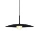 ^PENDANT L/F 1xG9 AFINAR BLACK METAL + FROSTED GLASS  Φ40Χ120CM OD94451PB