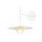 ^WALL L/F 1xG9 AFINAR METAL WHITE + FROSTED GLASS 25Χ28Χ32CM OD94451WW