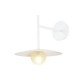 ^WALL L/F 1xG9 AFINAR METAL WHITE + FROSTED GLASS 25Χ28Χ32CM OD94451WW