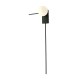 ^WALL L/F 1xG9 CYCLOPS BLACK METAL+ WHITE GLASS 30Χ17Χ85CM OD94581WLB
