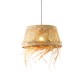 ^PENDANT L/F 1xE27 ANDROS GRASS RATTAN Φ40Χ120CM OD94891PG