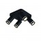 ^WALL MOUNTED LIGHTING 4XGU10 DIVINO BLACK ALUMINUM IP20 21X21X13,5CM RA3634CBK