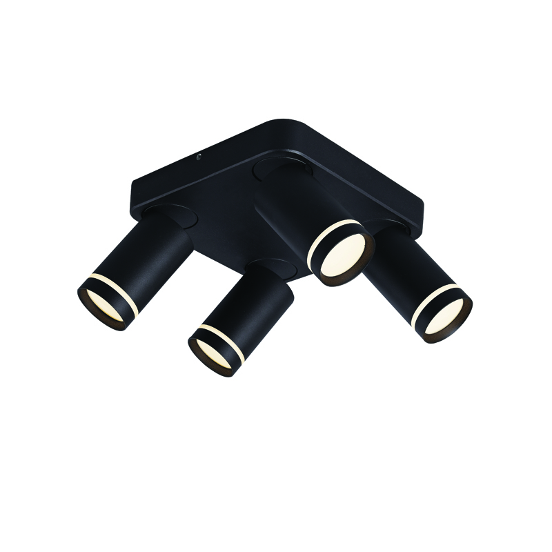 ^WALL MOUNTED LIGHTING 4XGU10 DIVINO BLACK ALUMINUM IP20 21X21X13,5CM RA3634CBK ^WALL MOUNTED LIGHTING 4XGU10 DIVINO BLACK ALUMINUM IP20 21X21X13,5CM RA3634CBK