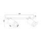 ^WALL MOUNTED LIGHTING 2XGU10 DIVINO BLACK ALUMINUM IP20 32X7X13,5CM RA3632SBK ^WALL MOUNTED LIGHTING 2XGU10 DIVINO BLACK ALUMINUM IP20 32X7X13,5CM RA3632SBK