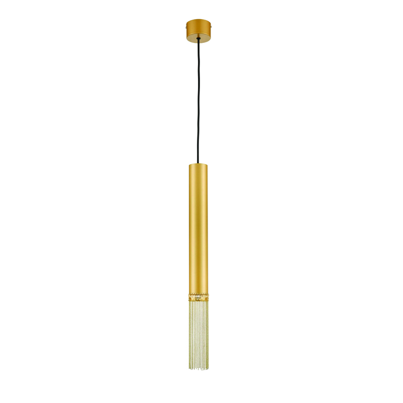 ^PENDANT LUMINAIRE 1XGU10 DOHA GOLD METAL IP20 D6XD8XH187CM YL22291PLG