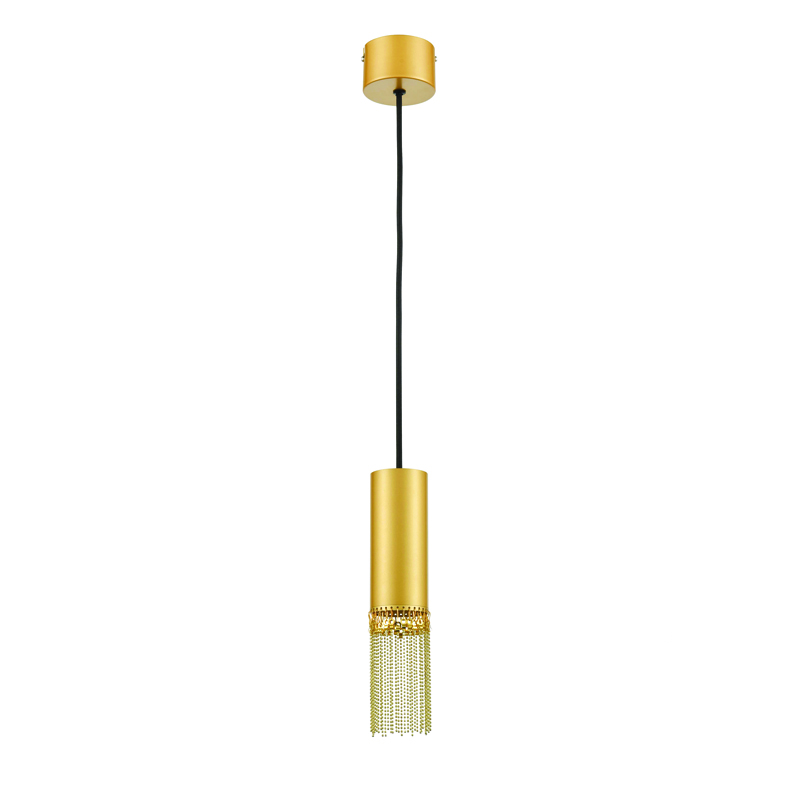 ^PENDANT LUMINAIRE 1XGU10 DOHA GOLD METAL IP20 D6XD8XH150CM YL22291PSG